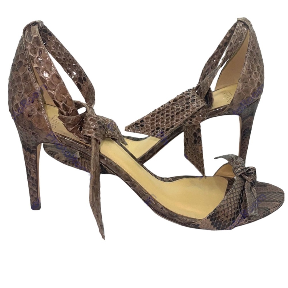 Alexandre Birman Clarita Python Heels 40 - image 4